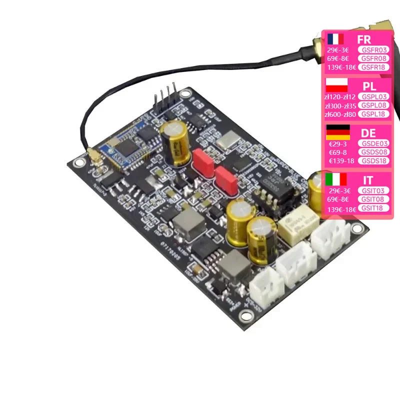 Nvarcher Bluetooth 5.4 AK4493 ES9038 Decoding Module Analog Input Hard Decoding APTX HD LDAC