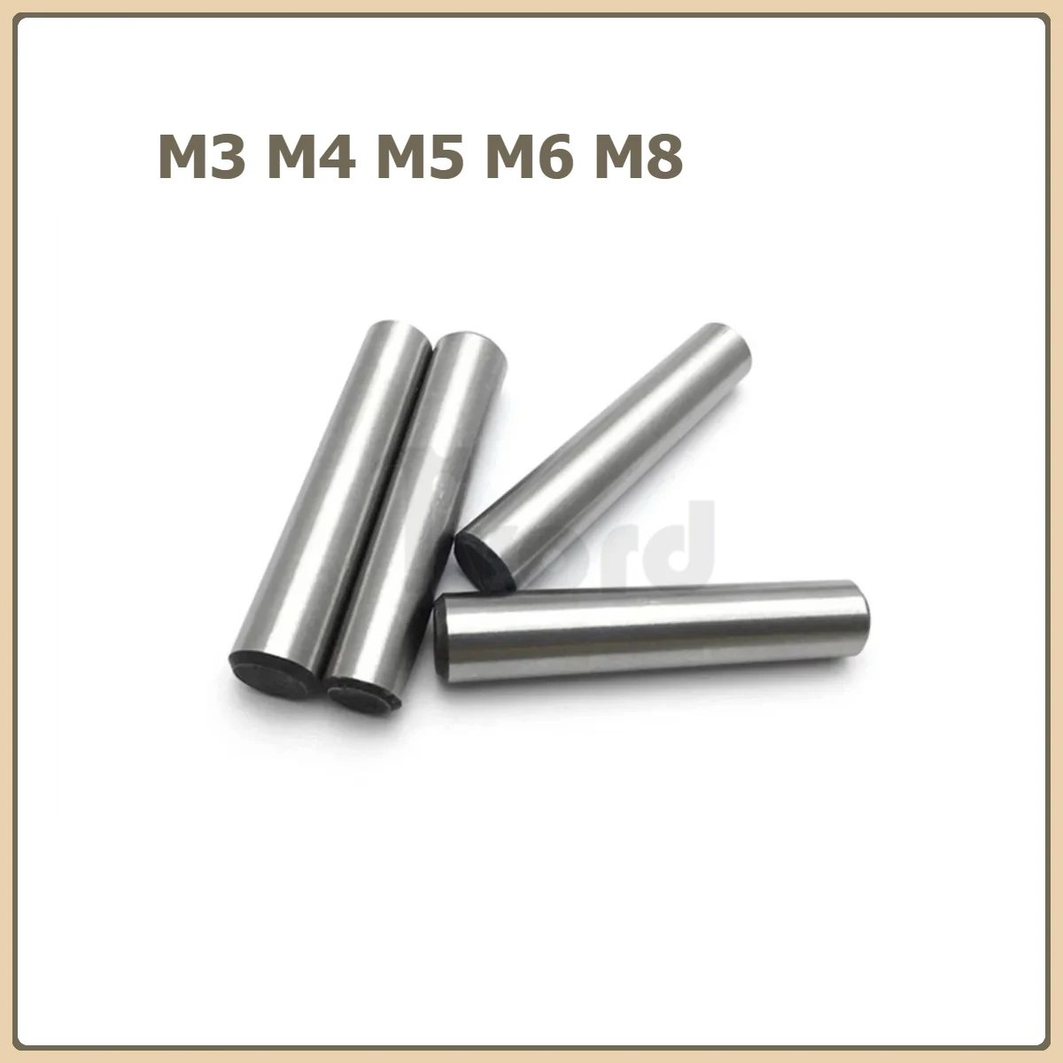 45 # Steel Quenched Solid Conical Pin 1:50 Taper Positioning Pin M3M4M5M6M8