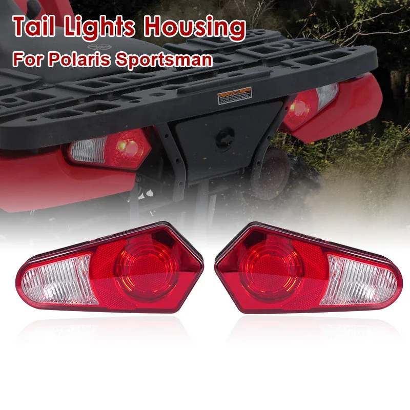 1 Pair Red Tail Light Replace With Reverse Function For Polaris SPORTSMAN 2005 2006 2007 2008 2009-2013 500 800 2410427 2410428