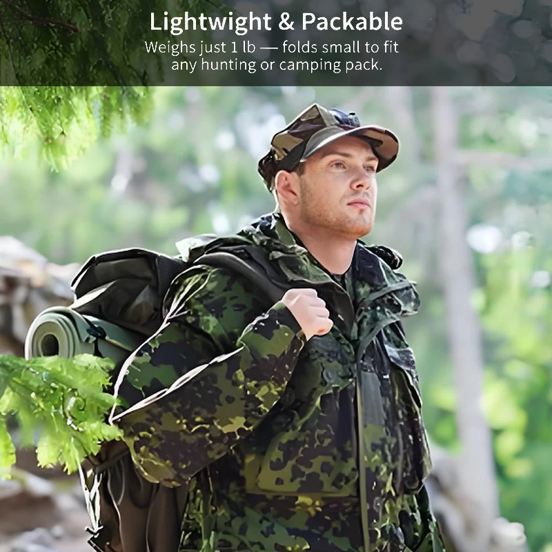 مقعد صيد منخفض للأسفل في الهواء الطلق، 2026 كرسي هزاز صيد جديد محمول وخفيف الوزن #1