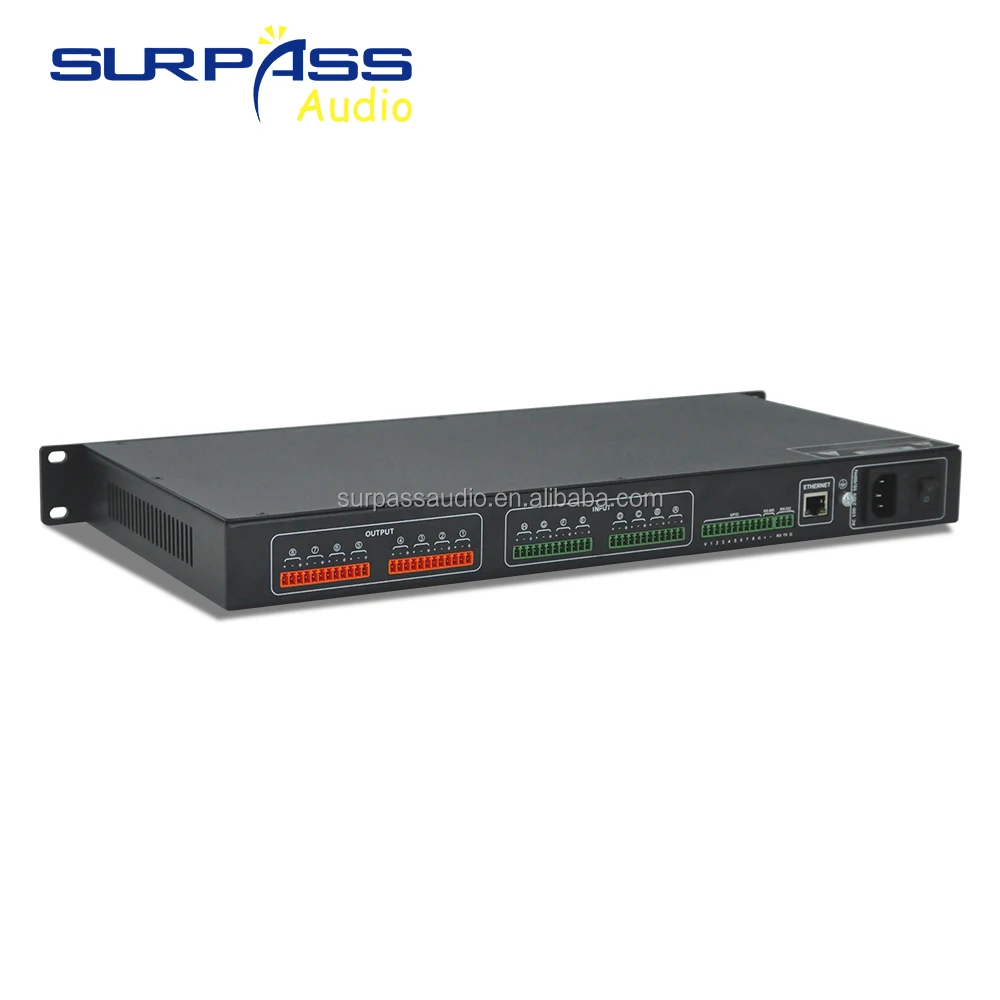 SURPASS New Arrival 8Channel Digital Audio Matrix Processor and DSP amplifier audio system for high quality