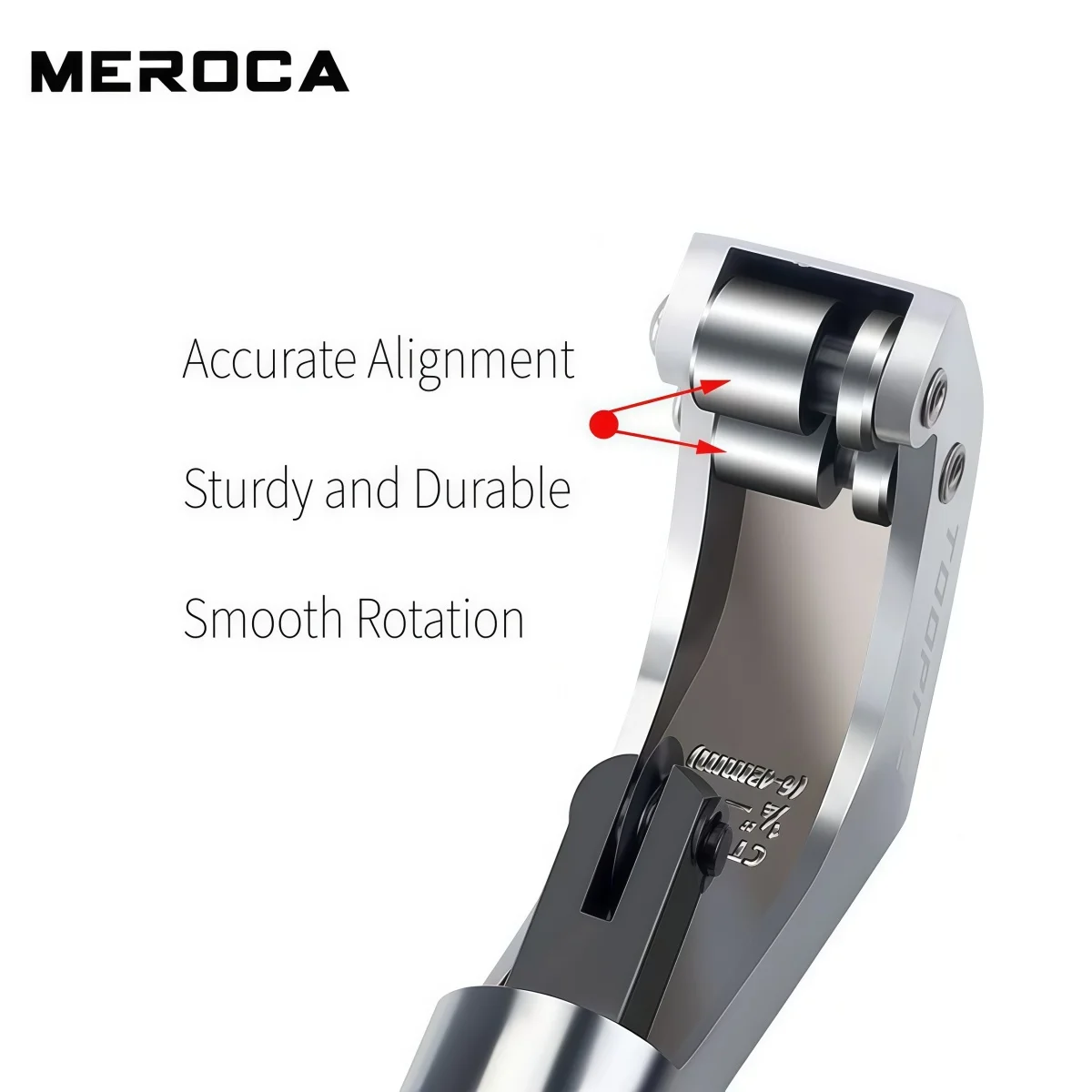 MEROCA Bike Fork & Seatpost Cutter Tool 63-42mm Adjustable Headset Tube Saw Guide Multi-Tube Cutter