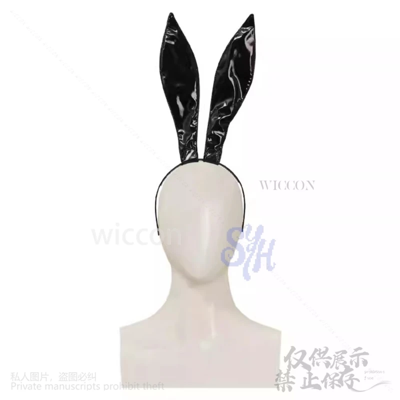Anime My Dress Up Cosplay Kitagawa Marin Costume Sexy Bunny Rabbit Tail Pu Jumpsuit Jirai Kei Girls Kawaii Headband Halloween
