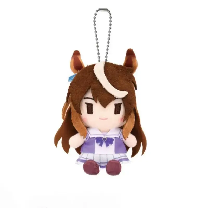 Figurine en peluche de dessin animé Pretty Derby Oguri Cap Cosplay Anime 10 cm, modèle en peluche, décoration de chambre, pendentif en peluche, cadeau de dessin animé