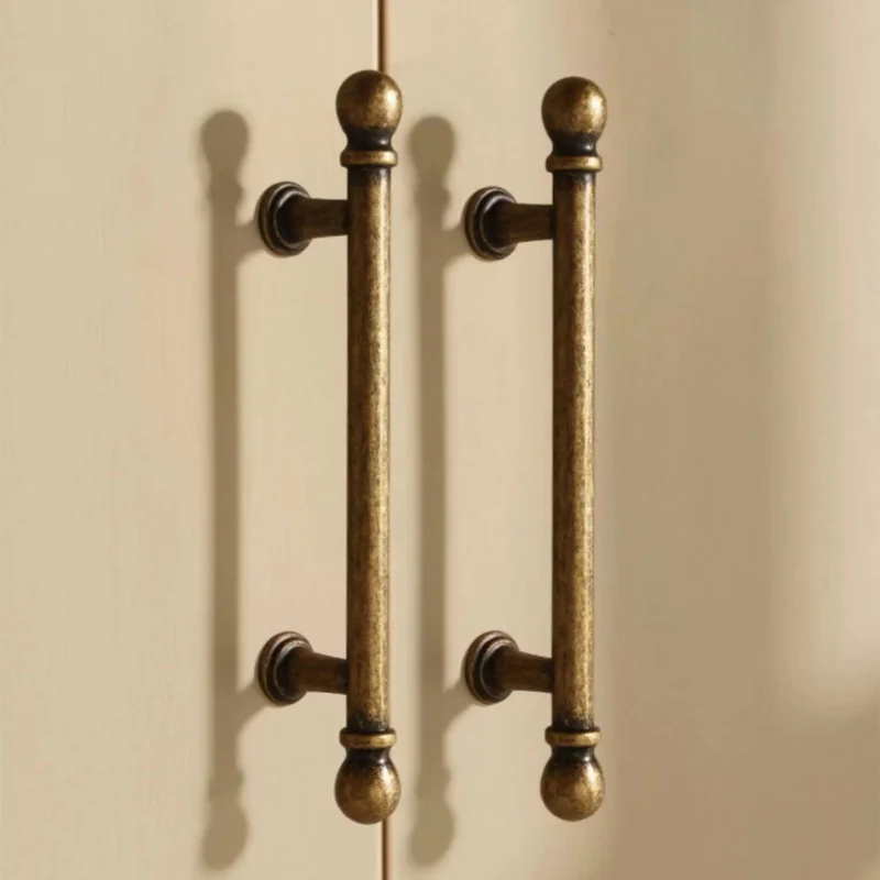 Antique Kitchen Accessories Retro Wardrobe Closet Door Pulls Drawers Knobs Kitchen Cabinet Storage Handles Furniture Handles
