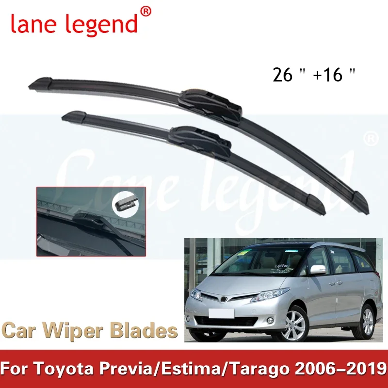 

Car Wiper Blade for Toyota Previa 50 2006~2019 XR50 Estima Tarago Windscreen Windshield Wipers Car Accessories 2007 2008 2018