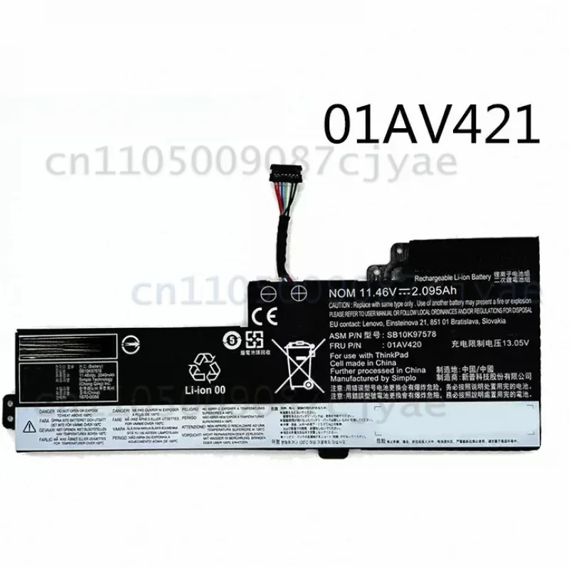Safe Stable 01AV419 01AV420 01AV421 01AV489 Laptop Battery for Lenovo T470 T480 A285 A475 A485