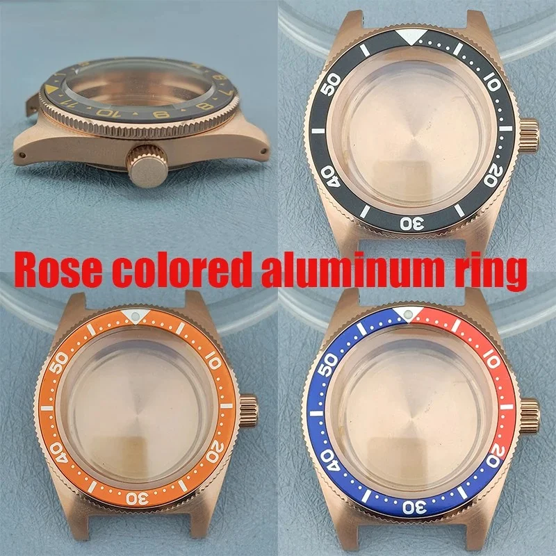 40mm NH34 NH35 NH36 movement Mount 120 click watch case 10bar waterproof 316L stainless steel sapphire glass fit 28.5mm dial