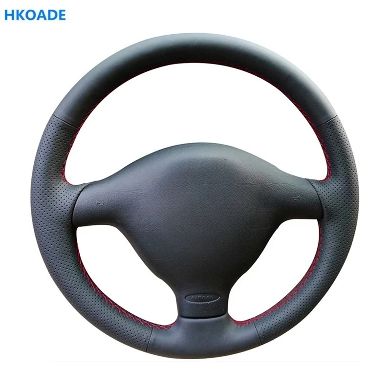 Customize Micro Fiber Leather Steering Wheel Cover For Seat Leon MK1 (1M) 1998-2005 Skoda Fabia RS 2003 Fabia 1 (6Y) 2004-2005