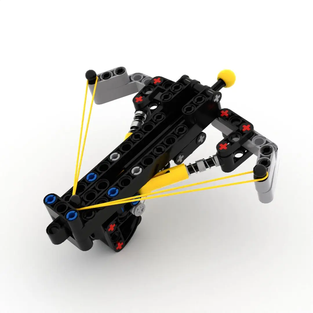 Ensemble de blocs de construction MOC Mini Arbalète, Kit de modèle technique mécanique DIY à assembler soi-même, Jouet pour petit ingénieur