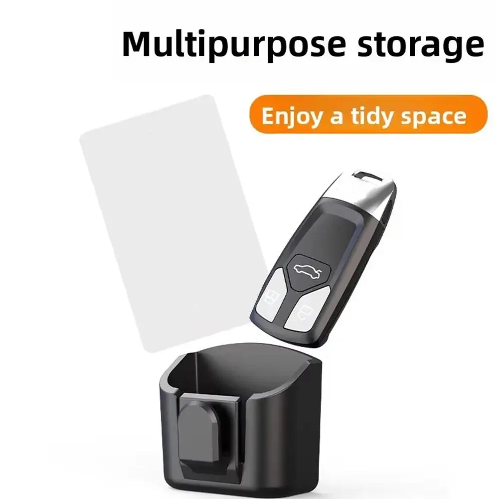 Multifunktionale Auto Schlüssel Halter Clip Organizer Auto Dashboard Schlüssel Lagerung Box Zurück Klebe Halterung Fit Für Karte Schlüssel Rack lagerung – Detail 7