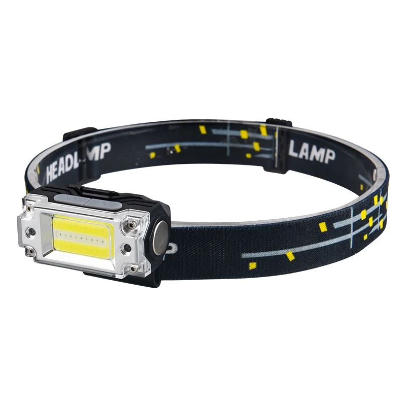 T133 5 modos sensor cob farol mini forte brilhante led chapéu clipe faróis ao ar livre ciclismo pesca acampamento caça lanterna