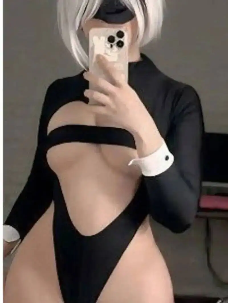 ชุดเมดอนิเมะสุดเซ็กซี่น่ารักแบบเอ็กโซติก โชว์เนินอก ชุดรอมเปอร์รัดรูปสไตล์เกาหลี DA58