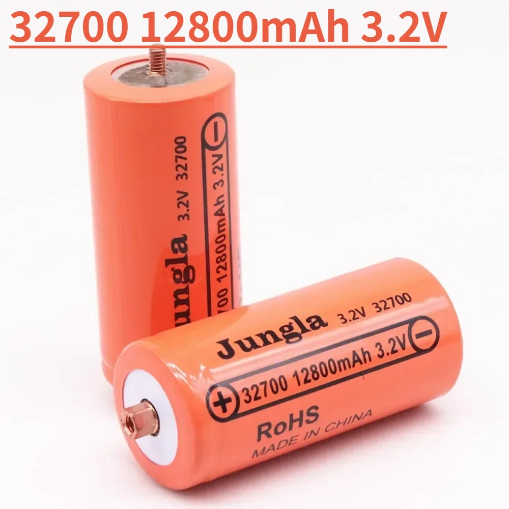 

1-10PCS 12800mAh 32700 3.2v Lifepo4 Rechargeable Battery Professional Lithium Iron Phosphate Power Battery with Screw