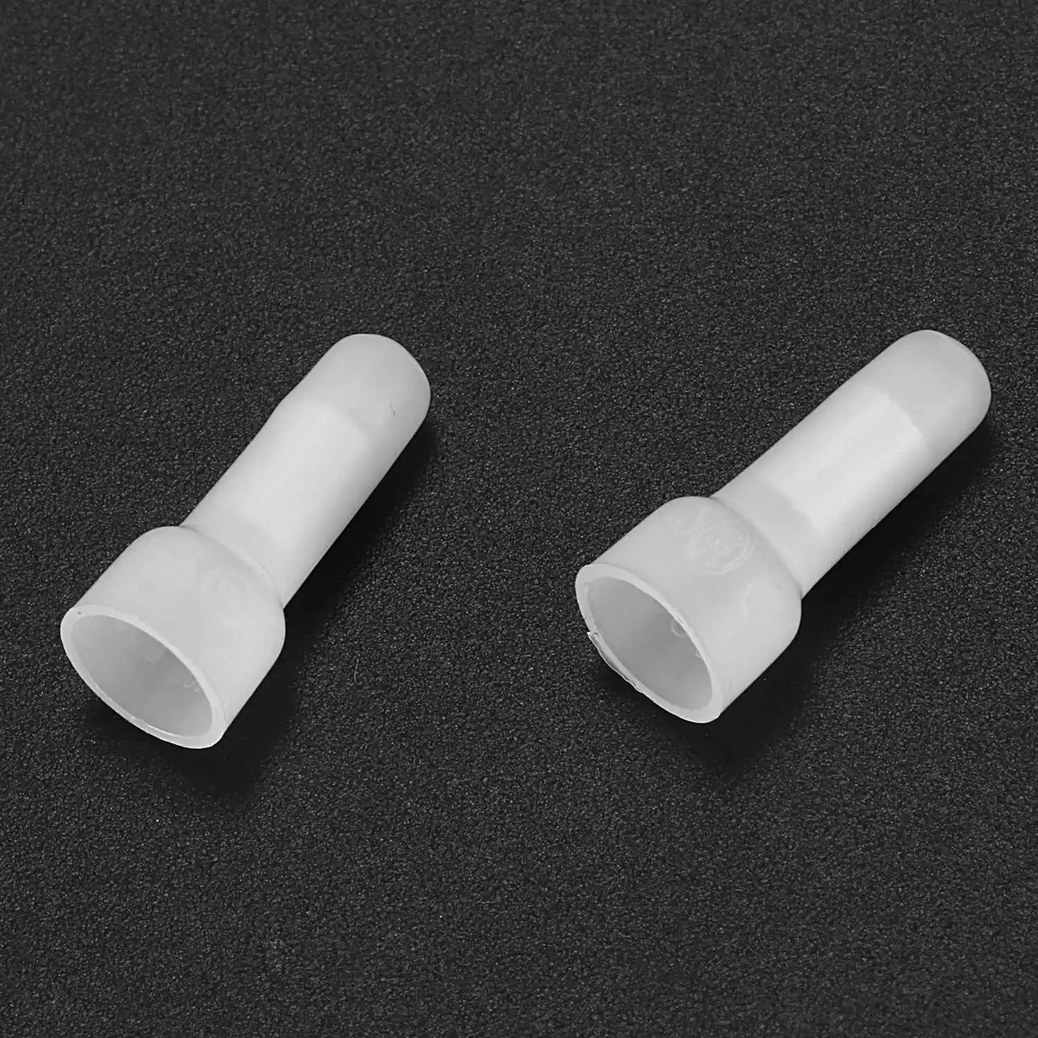 B50C 100pcs 22-16 GA AWG Closed End Crimp Caps Splice Gauge Wire Connectors Terminals (White)