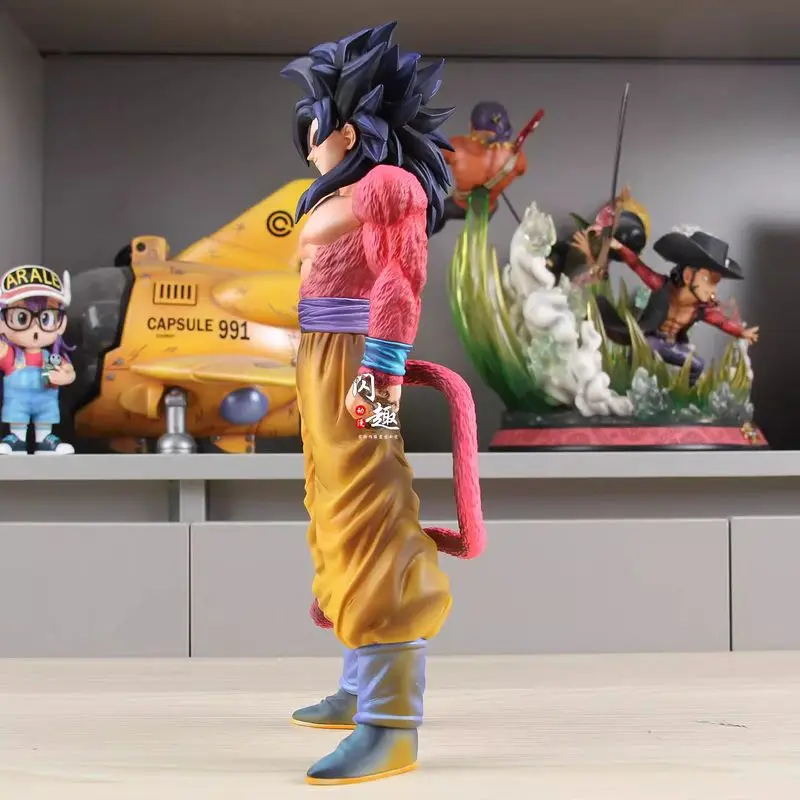 Dragon Ball Z Son Goku modelo Anime DBZ Super Saiyan 4 figuras de acción de juguete 28cm Manga SSJ4 estatuilla PVC GK estatua adornos regalo