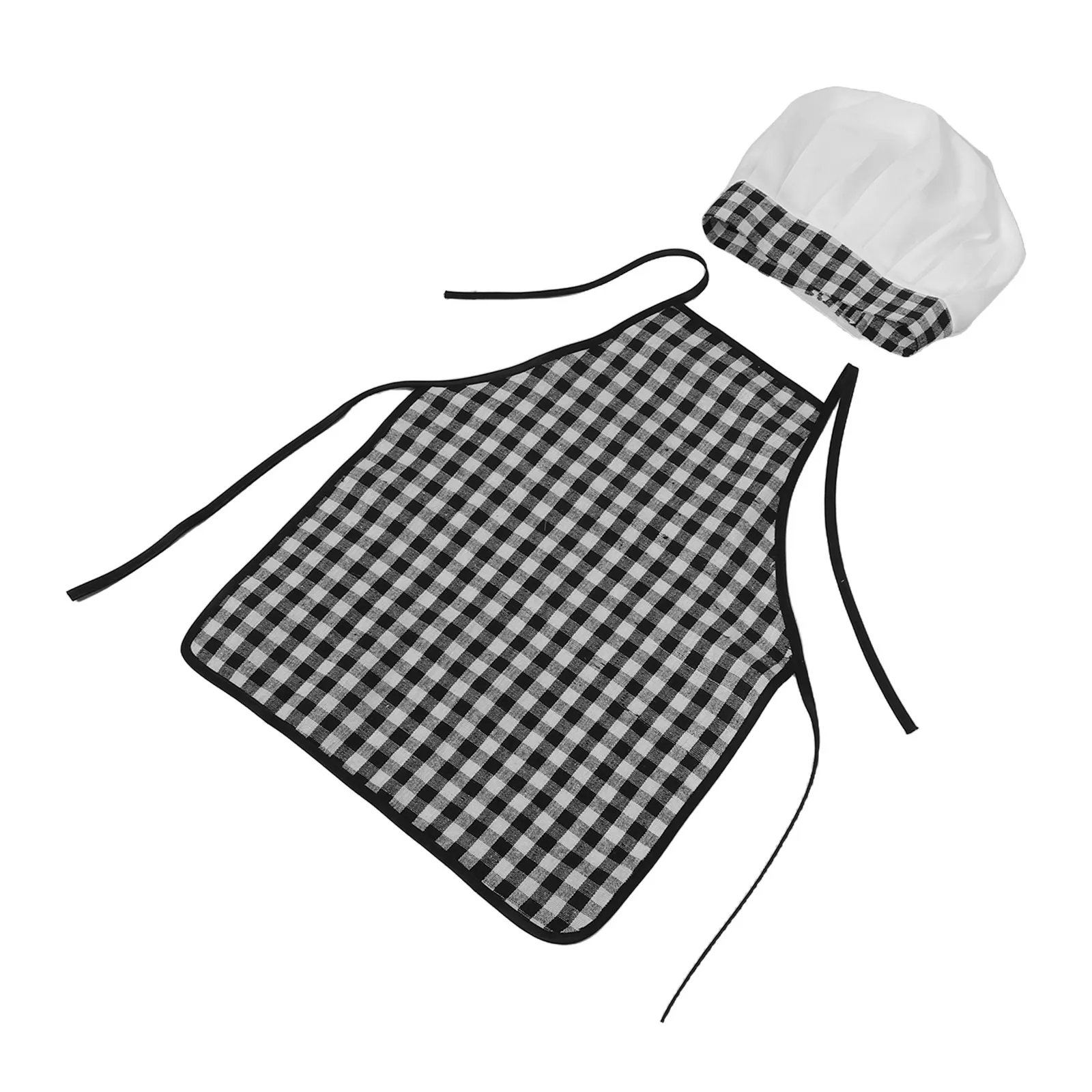 1Set Toddler Chef Outfit 3-12 Months Baby Apron Chef Hat Newborn Photo Costume Baby Boy Girl Cooking Play Child Apron view 6