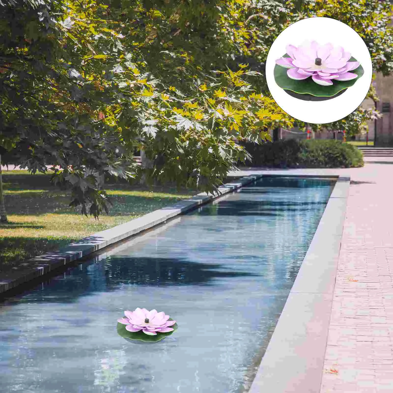 Solar Fountain Decoration Pond Landscape Decorate Garden Power Outdoor Plastic Fishpond Powered