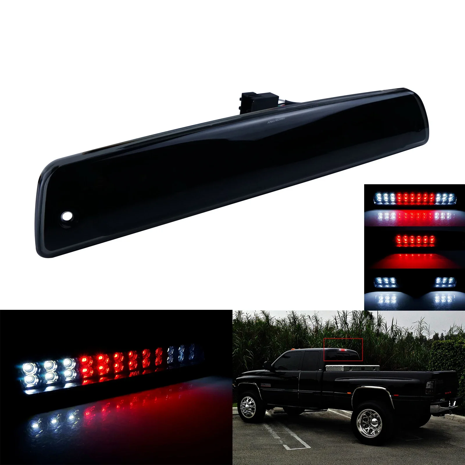 LED High Mount Rear Brake Light Tail Cargo Lamp Fit Ram 1500 2500 3500 1994-2001