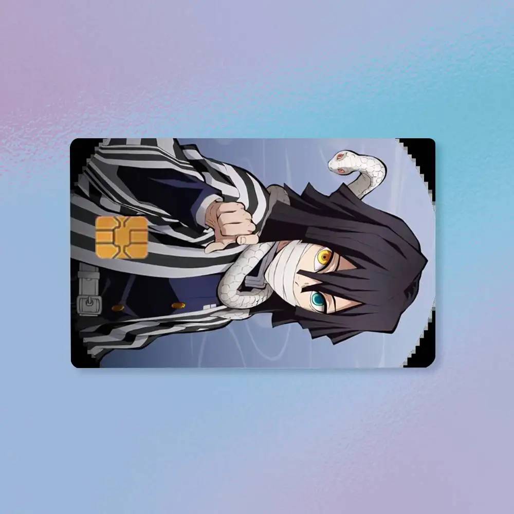 O-Obanai Iguros   Credit Card HD Stickers Easy to replace, change card style anytime as you like