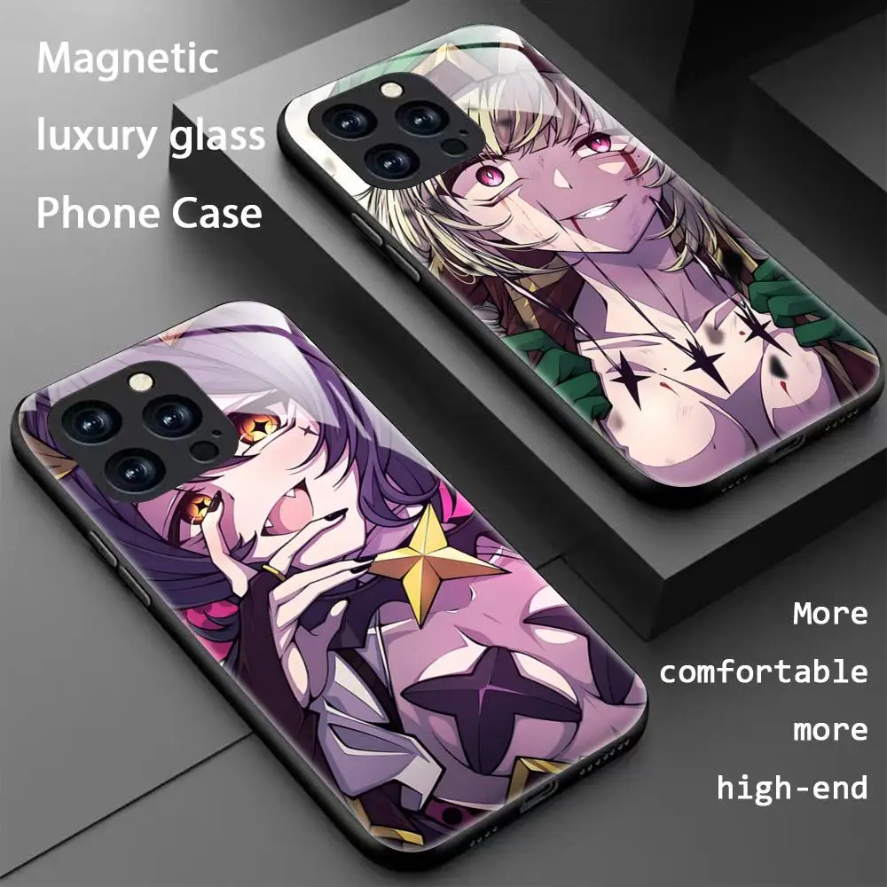 Anime Hiiragi Utena Cool Phone Case For iPhone 16 15 14 13 12 11 X XR XS 8 Plus Mini Pro Max Glass Magnetic Phone Case