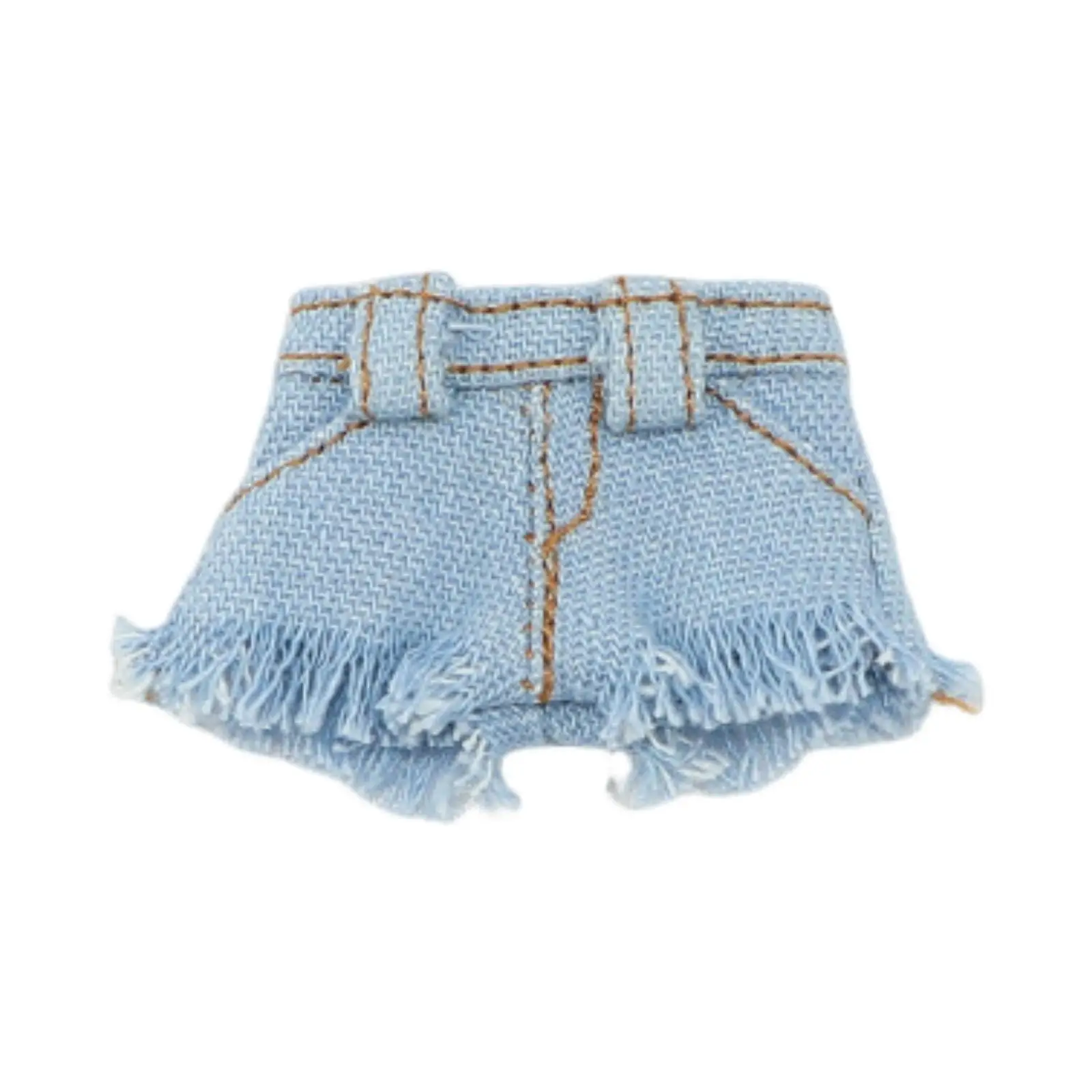 

Летние шорты в масштабе 1:12, износостойкие, модные, стильные, для косплея, джинсовые шорты для кукол BJD, для фигурок 6 дюймов.