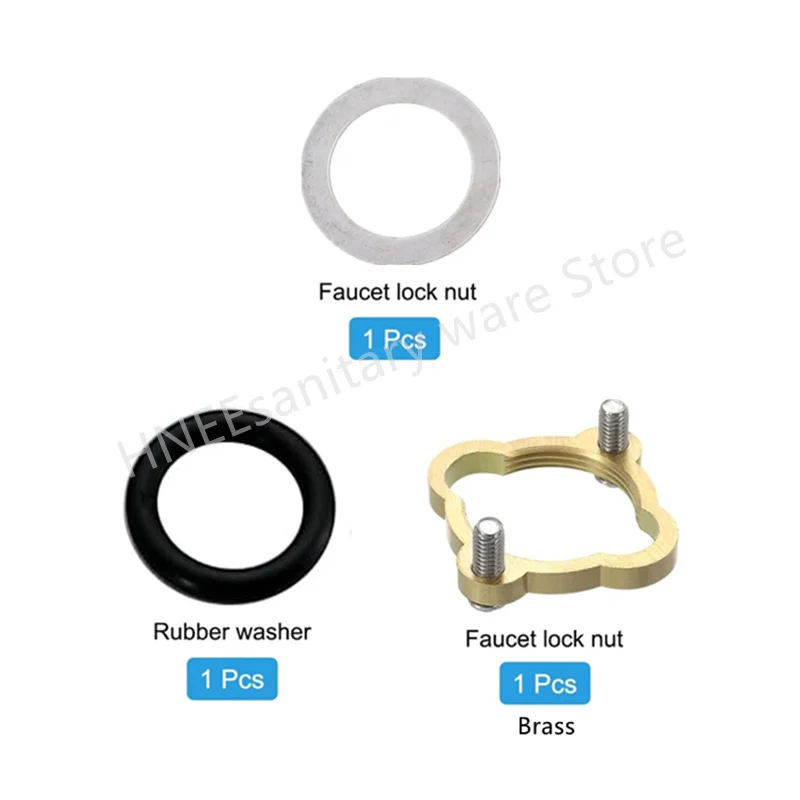 32mm Kitchen Faucet Faucet Fixed Foot Screw Extension Nut Wash Basin Thick Countertop Screw Fixing Seat Repair Accessories