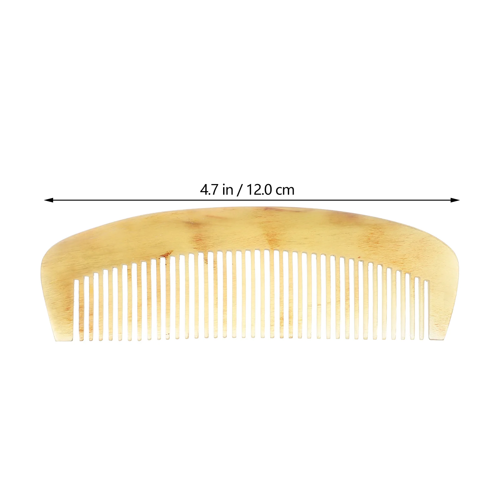 Natural Sheep Horn Comb Combs for Women Mens Hair Brush Anti-static Man Wide Tooth