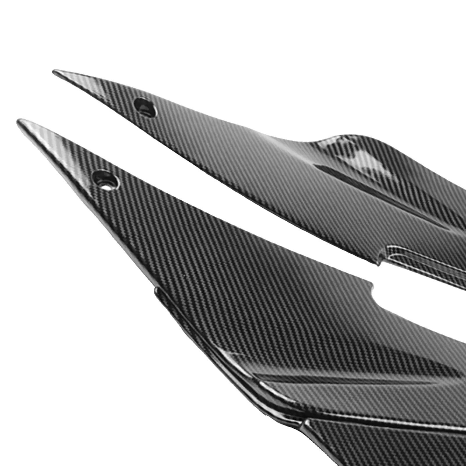 Motorbike Tank Side Fairing Panel for Kawasaki ZX6R 2005 Carbon Fiber Pattern Cover Trims Black