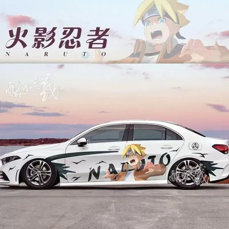 

NARUTO sticker car decoration sticker car sides DIY car clothes waterproof sun protection animation Uzumaki Naruto car gift