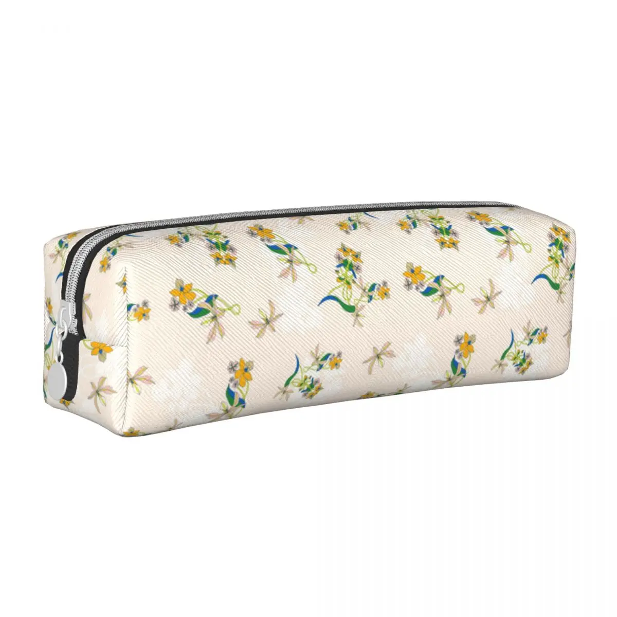 Flowers Plants Geometry Flower Pencil Cases Boho Pencilcases Pen Box for Student Big Capacity Pencil Bags Office Gift Stationery