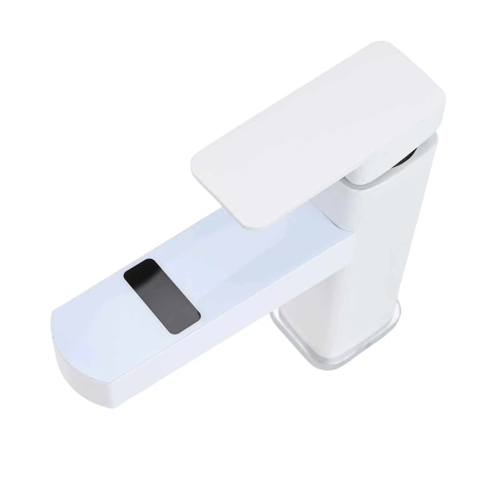 User Centric Digital Basin Faucet with Built In LED Screen to Accurately Display Water Temperatures at All Times