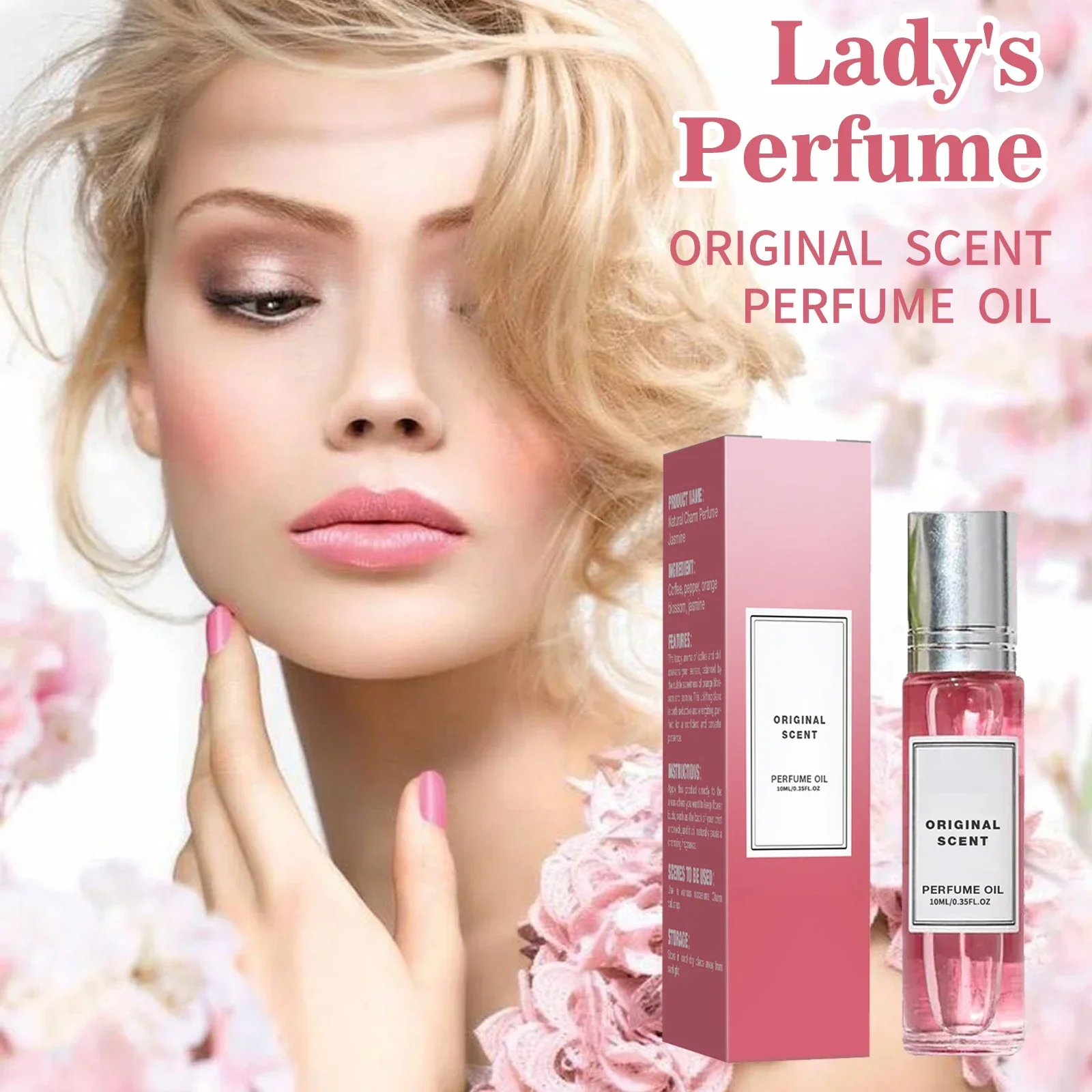 Fragancia de flores y frutas frescas de jazmín, fragancia duradera, perfume de corazón de niña para citas diarias