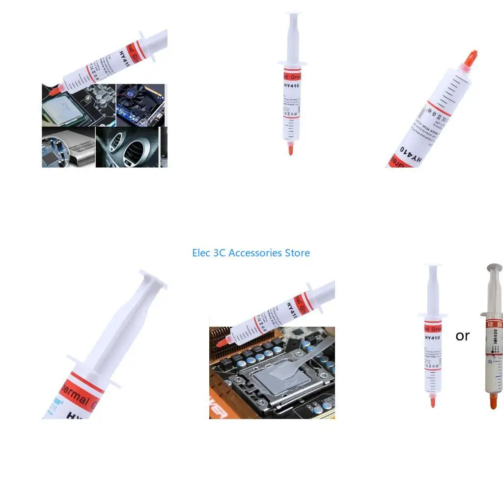 Y51A 30G HY410-TU20 Белая термопаста Силиконовая паста для набора микросхем процессора