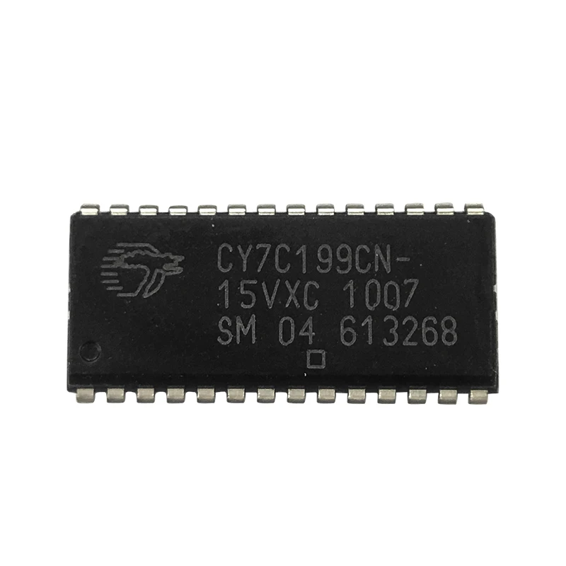 CY7C199CN-15VXCT SRAM estándar, 32KX8, 15ns, CMOS, PDSO28, 0.300 pulgadas, sin plomo, plástico, MO-088 SOJ-28