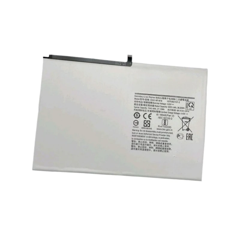 SCUD-WT-N19 Tablet Battery 3.85V 6820mAh For Samsung Galaxy Tab A7 10.4 (2020) T500 T505C SM-T505 T505N SM-T500  with tool