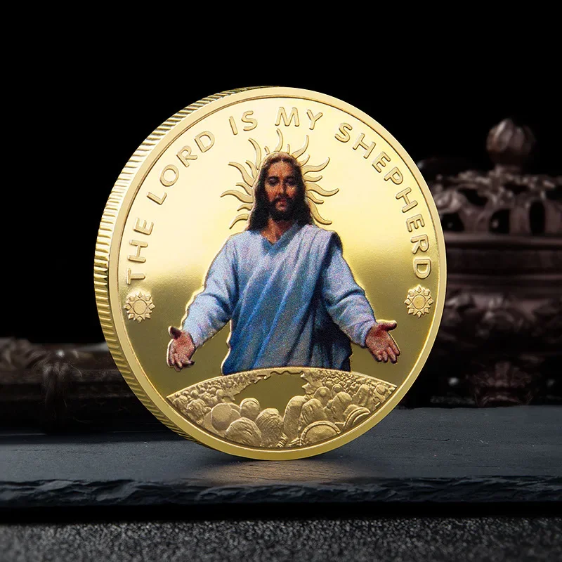 Jesus Christ Religion Coins DIAMOND PAINTING  Collection Souvenir Art Commemorative Myth Coin God's Gift