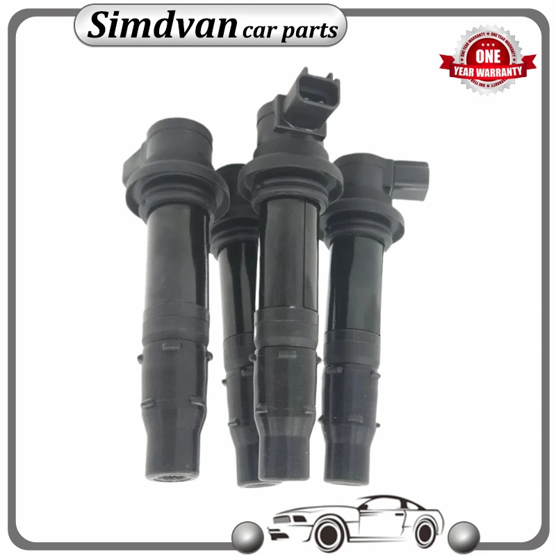 

5VY-82310-00-00 5VY823100000 4PCS New Ignition Coil For Yamaha YZF R1 R6 R6S VMX V Max 2002-2017 F6T558 F6T560