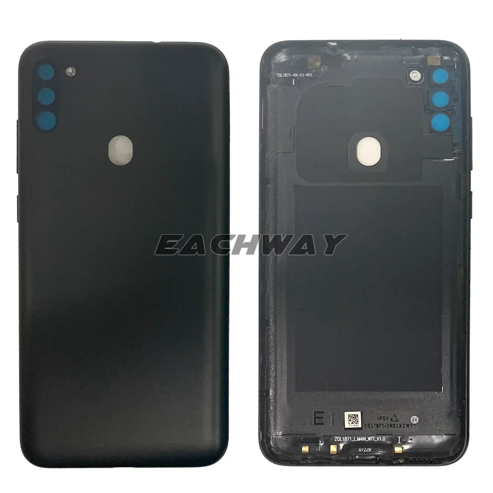 For Samsung Galaxy M11 M115 Battery Cover Door Rear Glass Housing Case Replacement For SAMSUNG M11 SM-M115F/DSN Battery Cover