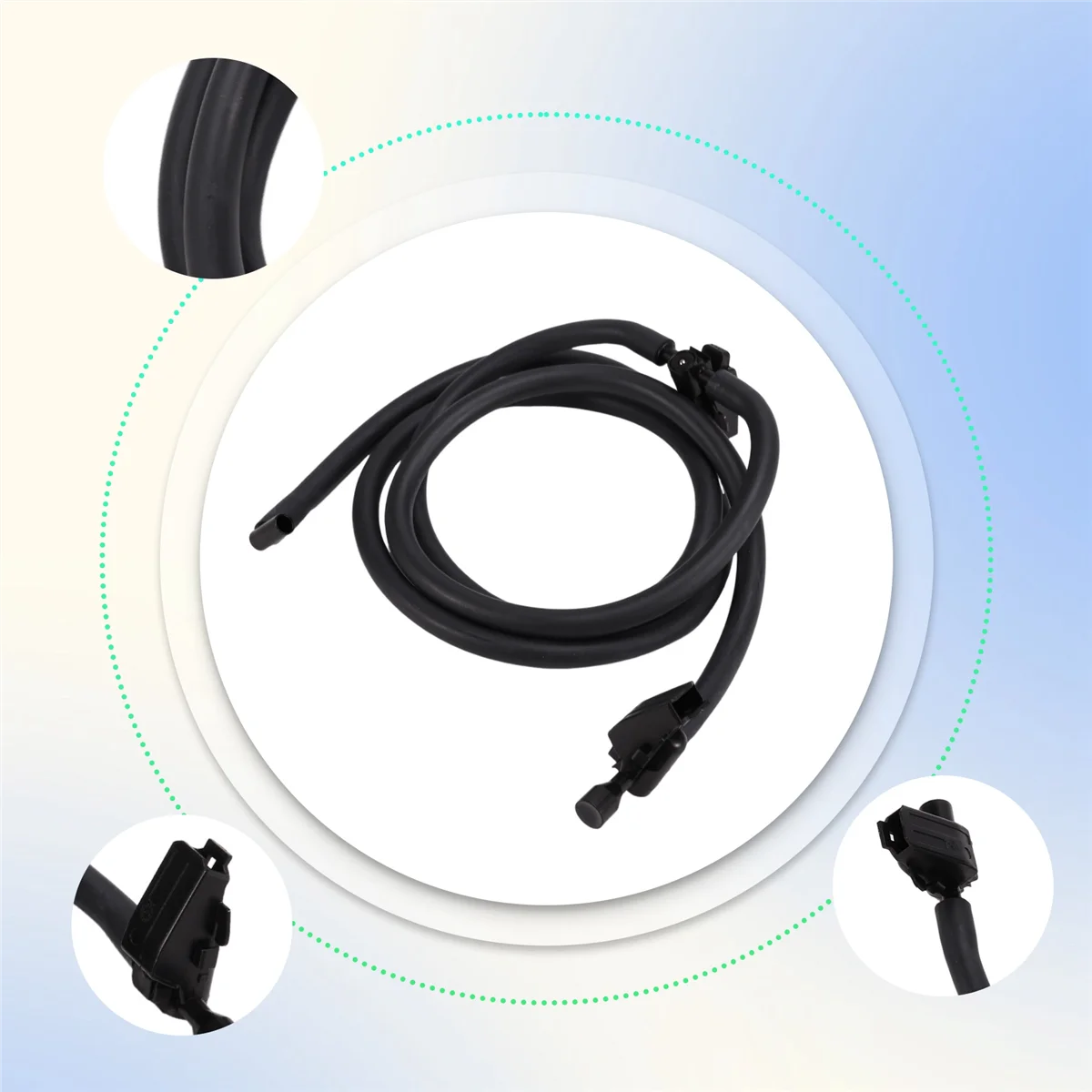 AT77 A1698600492 Windshield Windscreen Washer Nozzle Jet Hose for Mercedes-Benz A W169 2004-12 B W245 2005-11 No Heated