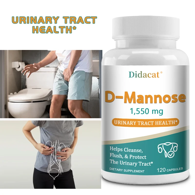 

D-Mannose Supplements – Urinary Tract and Bladder Health Support, Cleansing Supplements, Immune System Support