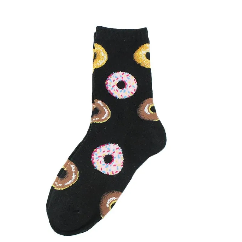 Japan Harajuku donut coffee Hedgehog Animals Women Socks Kawaii Cute Women Cartoon Funny Socks 2022