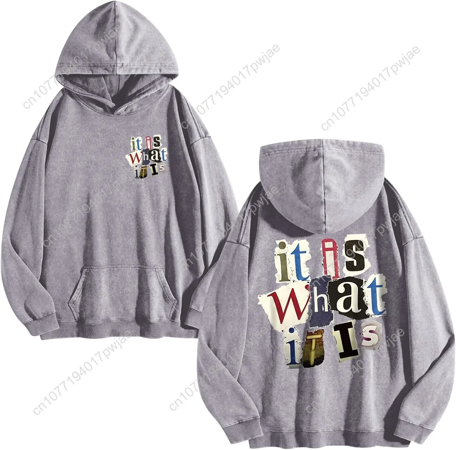 Męskie bluzy z kapturem z grafiką, bluza vintage, śmieszna bluza oversize, to jest tak jak jest, streetwear, bluza z kapturem, bluza wkładana przez głowę, topy