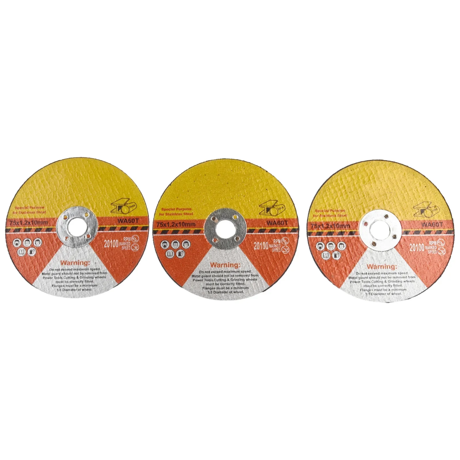 New Cutting Discs For Angle Grinder 3pcs 75mm Cutting Disc Fiber Reinforced Resin Wear-resistant Grinding Wheel