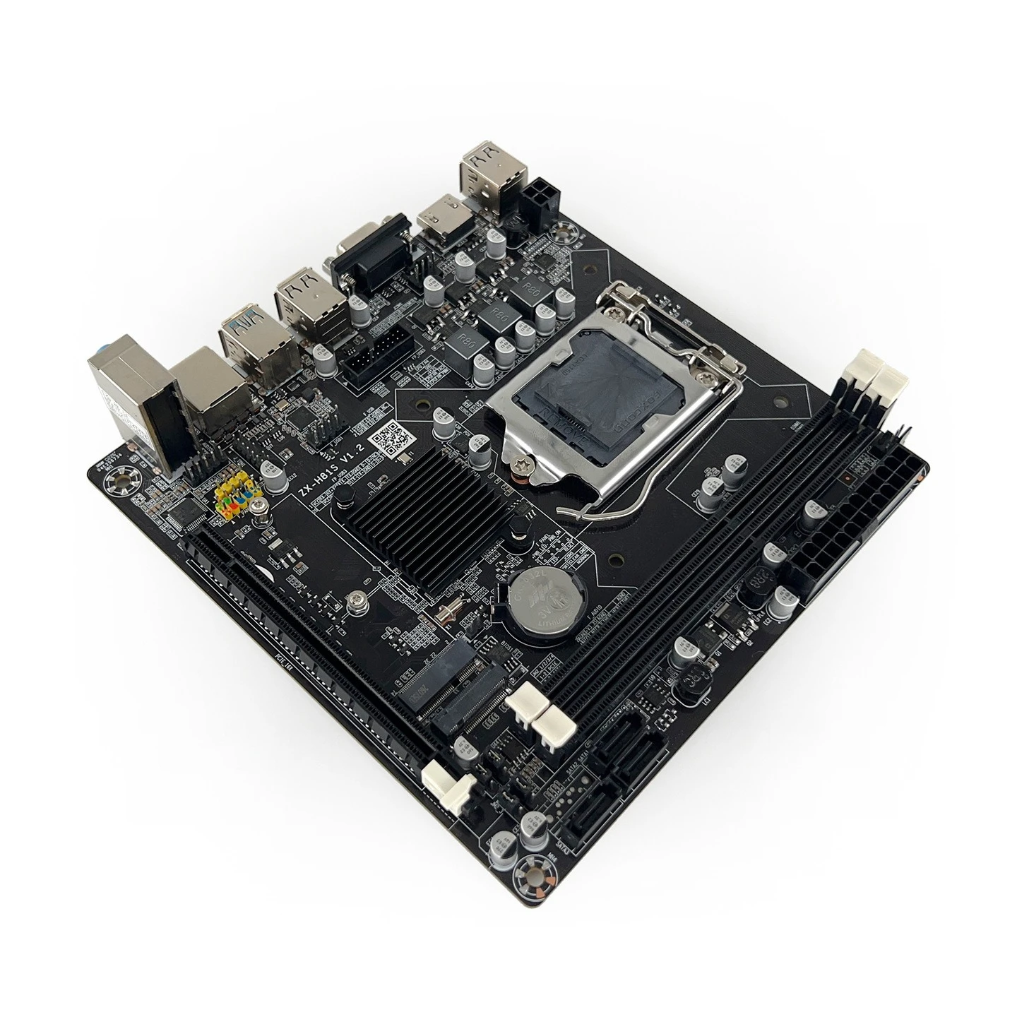 For 2Pcs H81S ITX Motherboard LGA1150 DDR3 Support 4th Gen Core Pentium Celeron HDMI M.2 Compatible B85