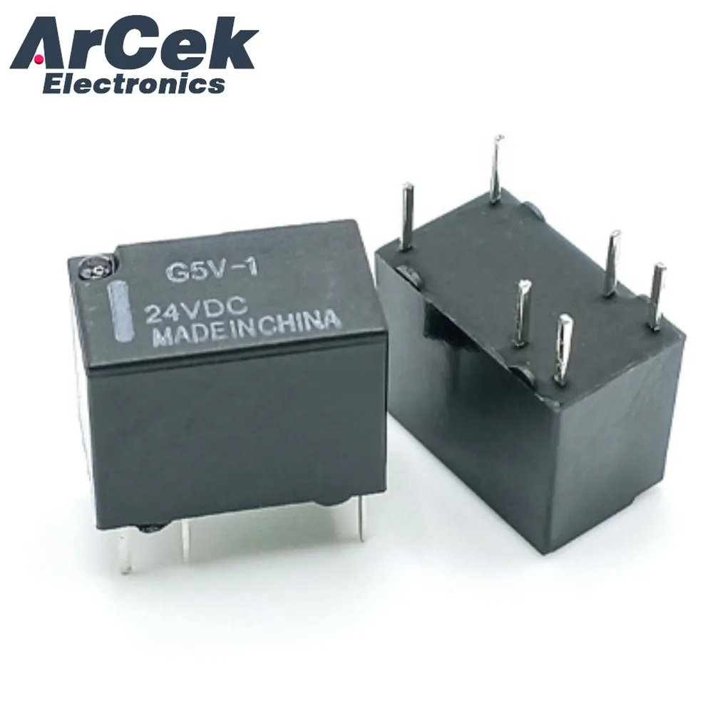 100PCS G5V-1-5VDC/G5V-1-9VDC/G5V-1-24VDC/G5V-1-3VDC/G5V-1-12VDC G5V-1 12VDC G5V1 G5V 12vdc 12V 5V 3V 9V 24V Relay DC12V DIP6