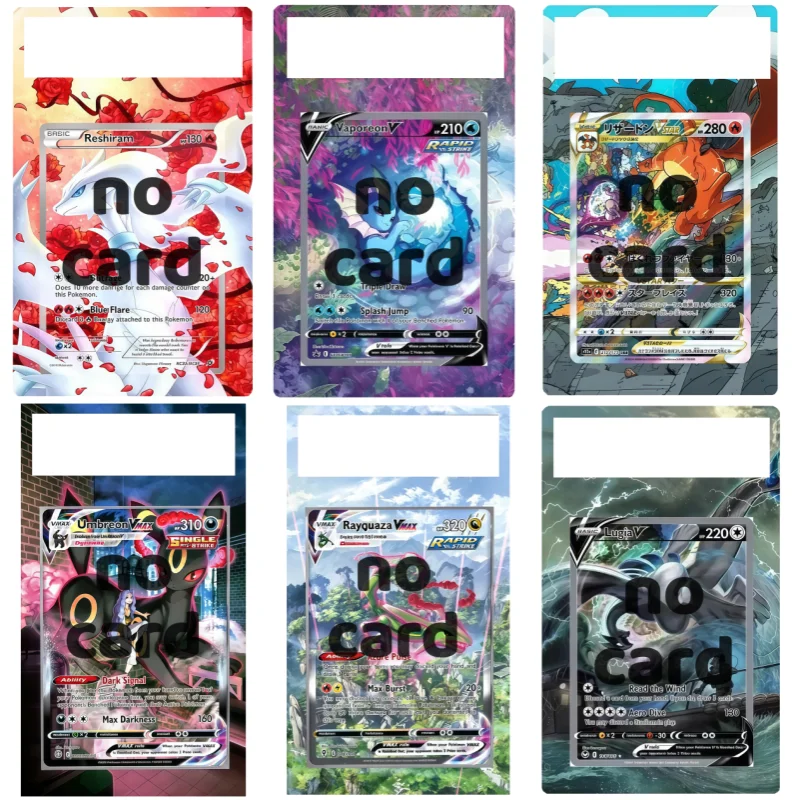 Étui de protection en acrylique pour porte-clés, sans coque, avec affichage d'art d'anime, épée et bouclier, Rayquaza des Cieux Évoluant, cadeau pour les fans d'art et de jeux d'anime.