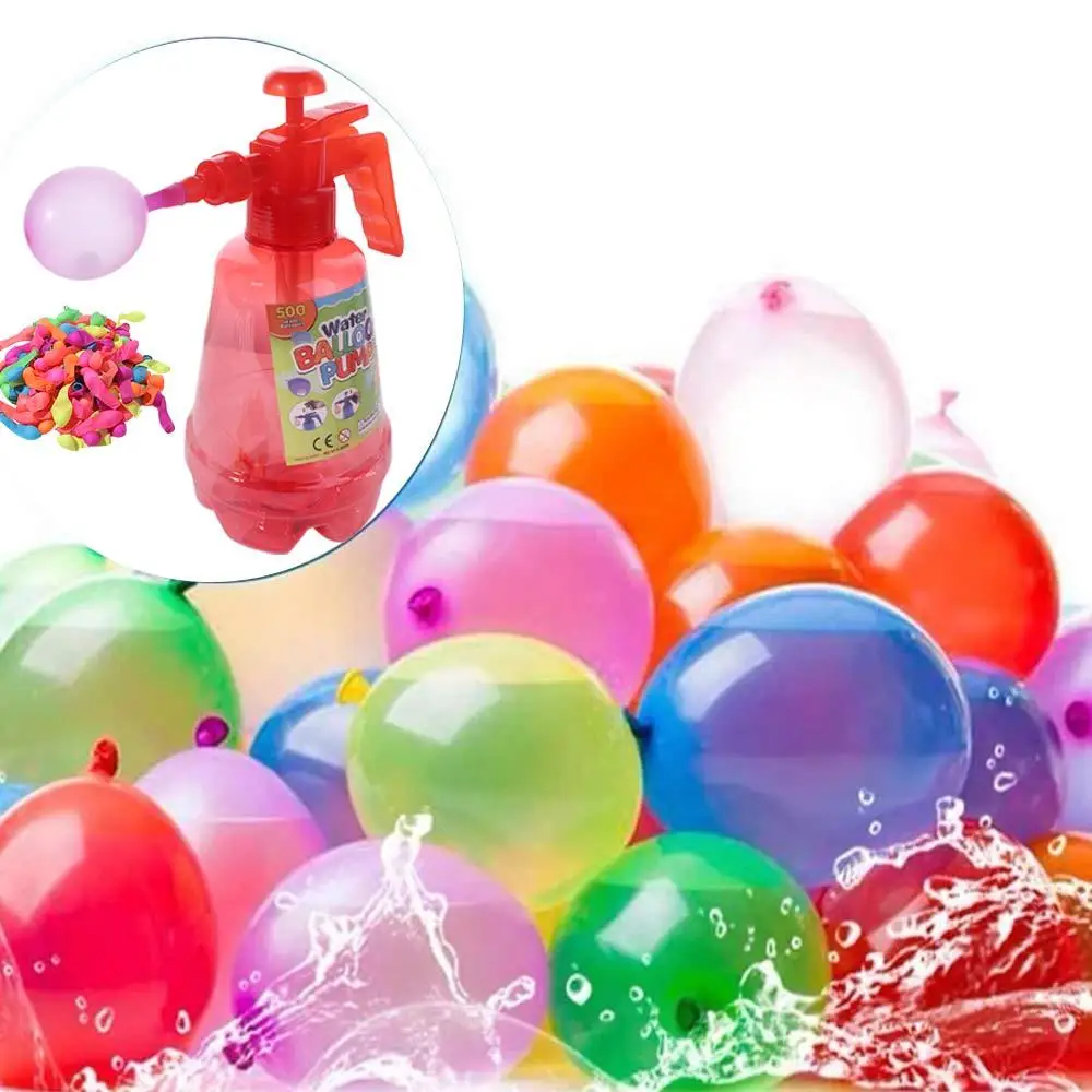 Balloon Pump Water Balloon Inflator Quick-Fill Large Capacity Balloon Water Filler Kit Automatic Songkran Water Fight Sand Pool