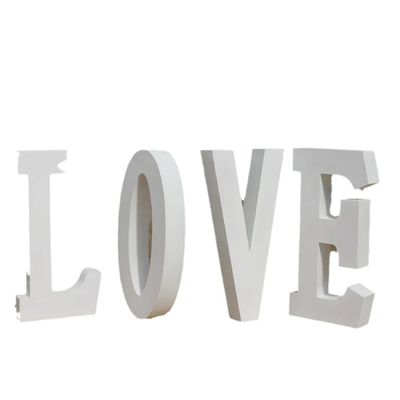 

Love letter ornament outdoor fiberglass sculpture garden landscape garden lawn wedding photo props ornament