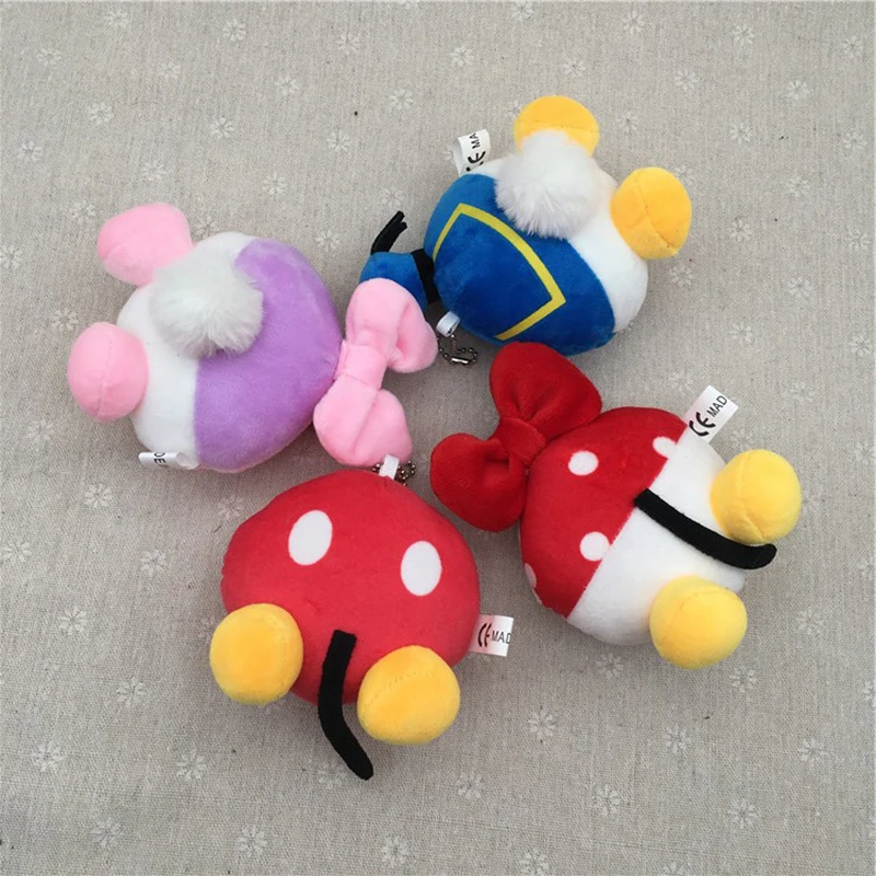 Cartoon Mouse peluche portachiavi per chiavi auto anello Kawaii Cute Doggy glutei portachiavi accessori giocattoli adulti regali per bambini